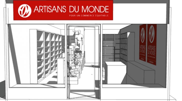 Them'A Architecture - Artisans du Monde - commerce équitable - 2005