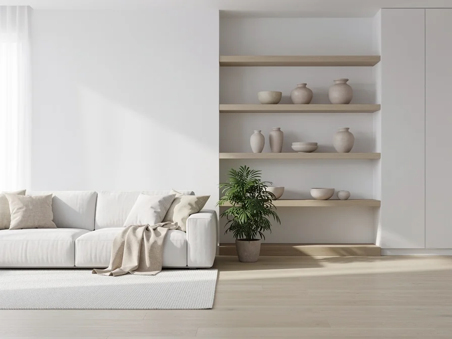 Intérieur minimaliste et lumineux