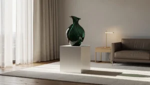 Un seul objet design bien choisi transforme une pièce moderne avec élégance et simplicité