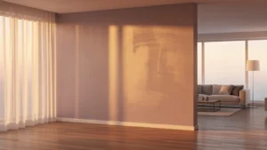 Choisir la peinture sous lumière du soir et voir la couleur ratée en plein jour, effet d’éclairage intérieur